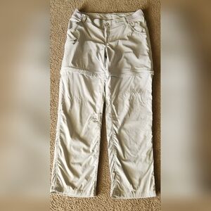 Women's World Wide Sportsman Grey Outdoor Convertible Pants, Sz 10